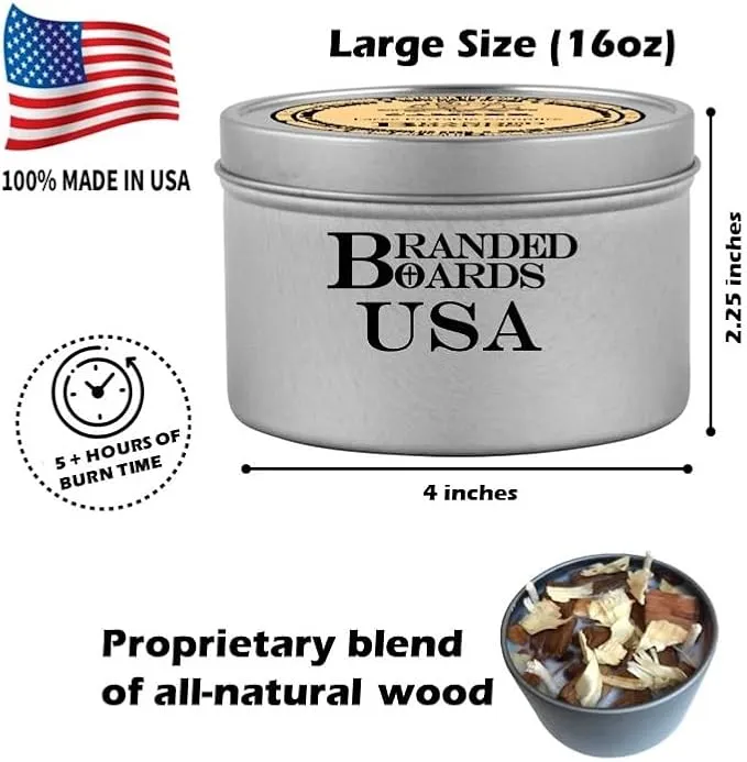 | Made in USA | Portable Mini Bonfire Campfire in a Can | Reusable & up to 5 Hours of Burn Time | Picnics Parties S'Mores Gifts Bushcraft Camping Survival Emergencies