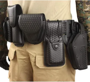 10-in-1 Police Duty Utility Belt Rig, Security Guard Modular Law Enforcement Duty Belt with Pouches