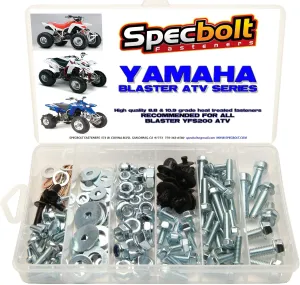 120pc Bolt Kit: fits Blaster YFS200 Model Series ATV for Maintenance & Restoration OEM Spec Fasteners ATV Quad YFS200