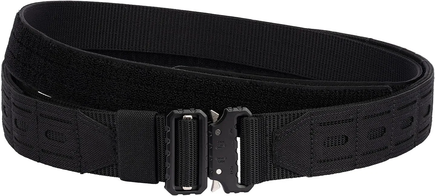 1.75" Tactical MOLLE Battle Belt with Quick Release Buckle 1.5" Inner Belt