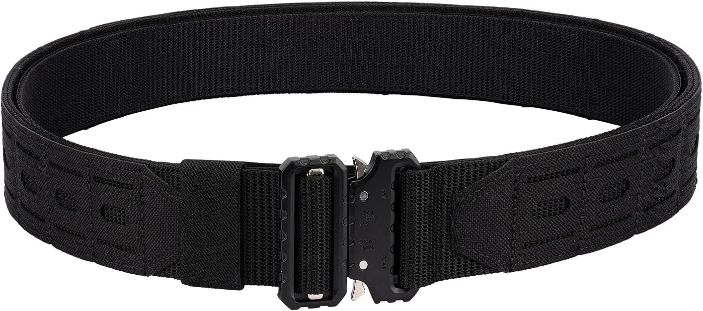 1.75" Tactical MOLLE Battle Belt with Quick Release Buckle 1.5" Inner Belt
