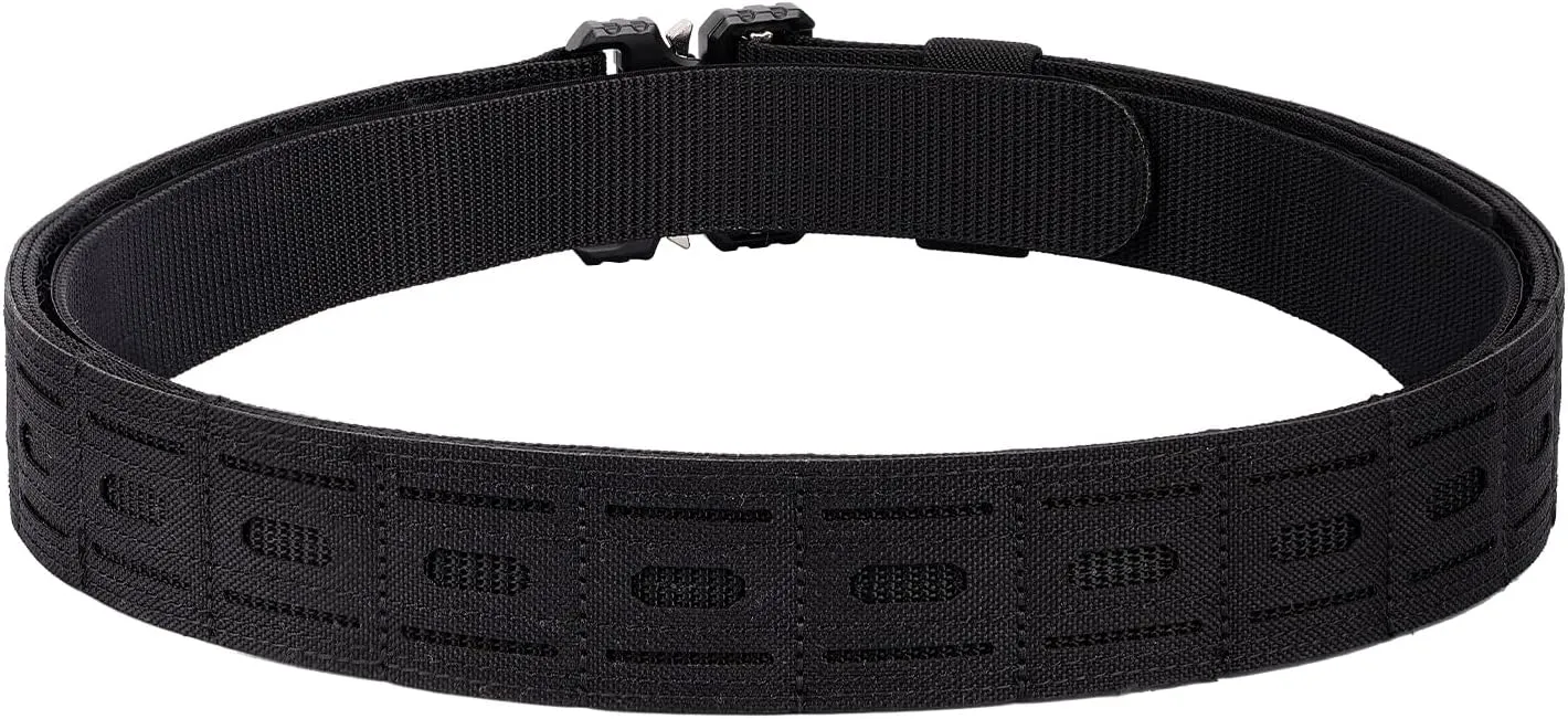 1.75" Tactical MOLLE Battle Belt with Quick Release Buckle 1.5" Inner Belt