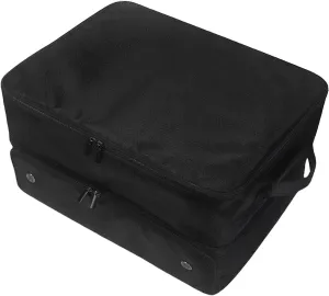 2 Layer Golfs Trunk Organizers, Golfs Locker with Separate Ventilated Compartment for 2 Pair, Golfs Trunk Storage