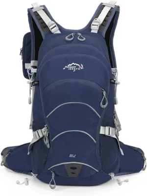 20L Unisex Casual Gym Backpack with Water Bag Compartment & Helmet mesh for Camping,Cycling,Hiking,Climbing & Travel.