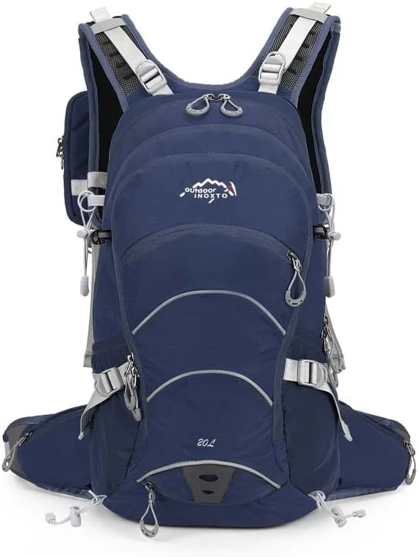 20L Unisex Casual Gym Backpack with Water Bag Compartment & Helmet mesh for Camping,Cycling,Hiking,Climbing & Travel.