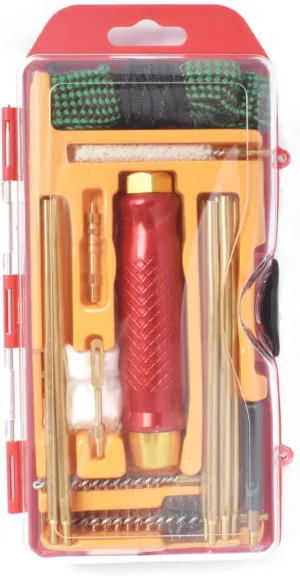 .223/5.56 Gun Cleaning Kit for Tactical Guns and Rifles Complete Cleaning System with Chamber Brush, Mop, Brass Jag, Bore Rope Cleaner,Patches, Nylon Brush, 36inch Brass Cleaning Rods