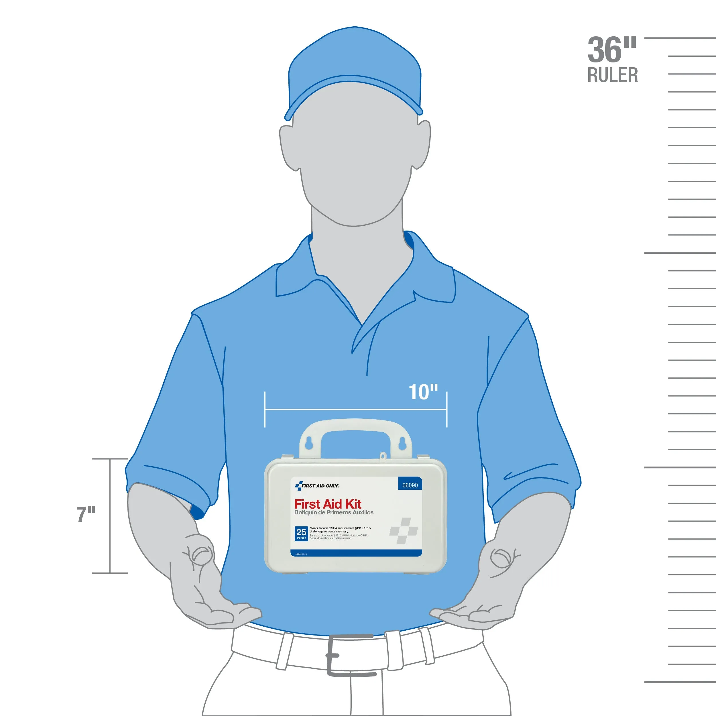 25 Person Basic OSHA First Aid Kit