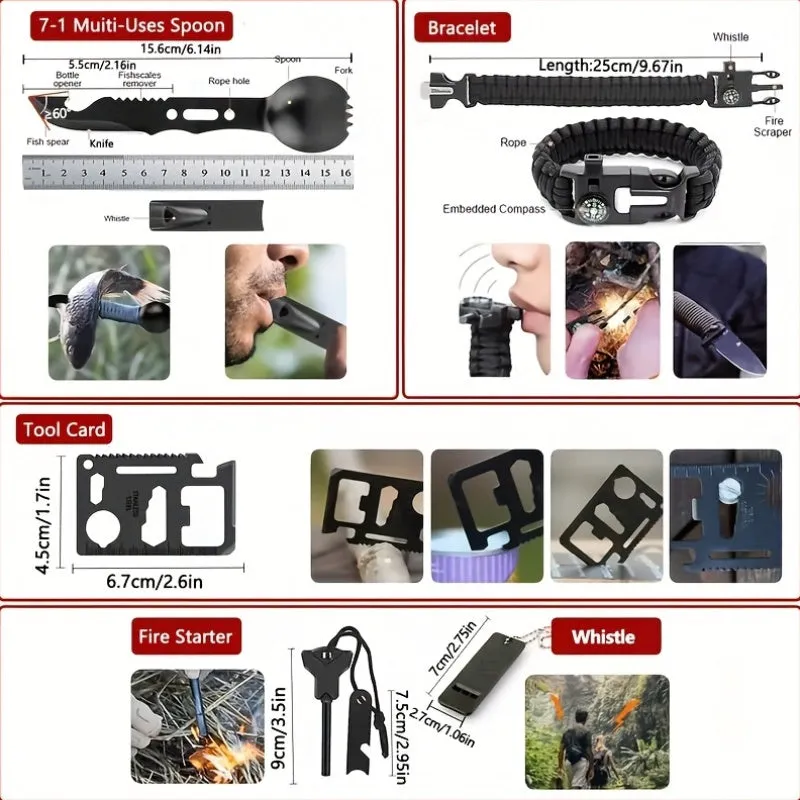 252-Piece Deluxe Survival Gear Kit