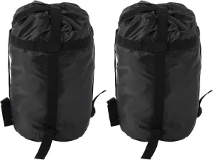 2Pcs Sleeping Bag Storage Bags | Outdoor Camping Compression Bags for Adults | Travel/Hiking/Picnic | Oxford Fabric & Nylon Webbing, Sturdy & Portable