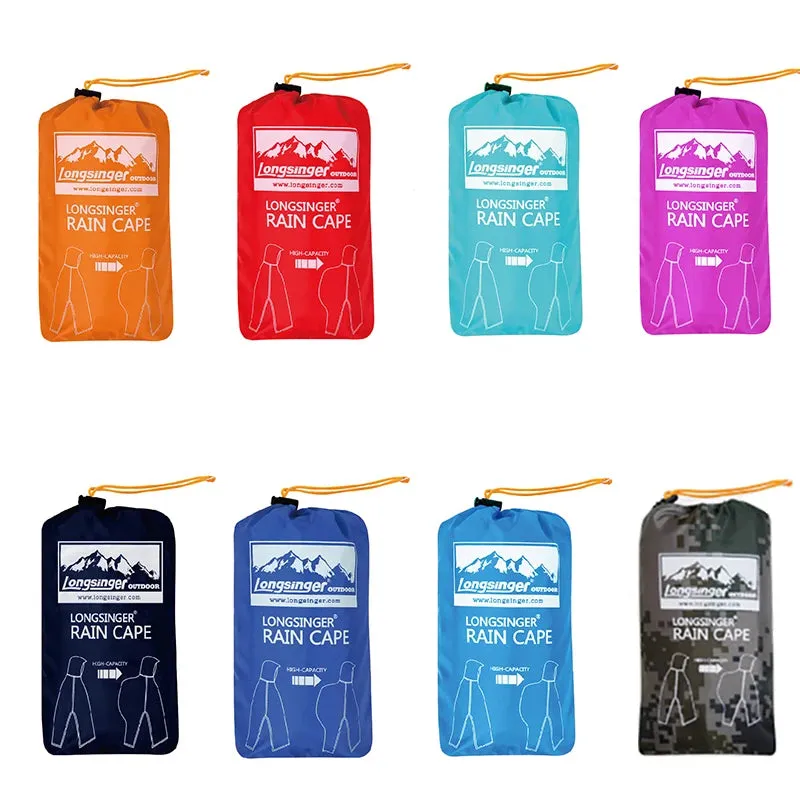 3-in-1 Outdoor Portable Waterproof Raincoat - Lightweight and Adjustable for Men and Women