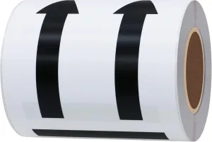 3×5 Inch This Side Up Stickers Arrows Up Warning Shipping Labels for Safe Shipping and Packing Black-100 Stickers Per Roll