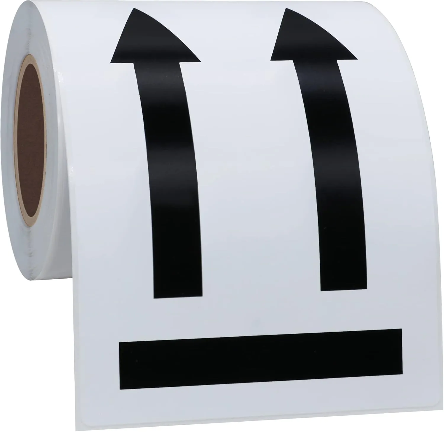 3×5 Inch This Side Up Stickers Arrows Up Warning Shipping Labels for Safe Shipping and Packing Black-100 Stickers Per Roll