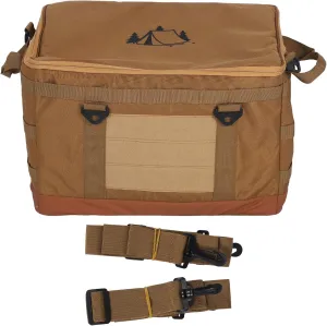 45L Large Capacity Camping Storage Bag with Handles, Camping Storage Bag, Outdoor Gear Organization Bag for Self Driving Camping Trip, Khaki