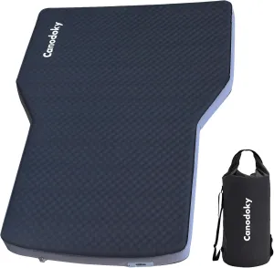 4" Ultra-Thick Hybrid Foam & Air SUV Mattress with Rechargeable 3-in-1 Built-in Pump, Quick Inflation & Deflation Car Camping Mattress All-Season Camping Bed for Mid-Large SUVs & Road Trips