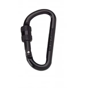 80 MM Locking Carabiner – Black