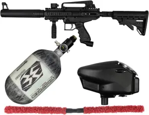 Action Village Tippmann Cronus Basic & Cronus Tactical Competition Paintball Gun Package Kit w/ 68/4500 Air Tank