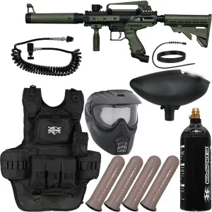 Action Village Tippmann Cronus Basic & Tactical Heavy Gunner Paintball Gun Package Kit