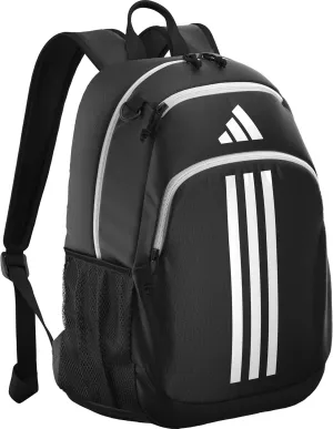 adidas Originator Small Backpack for Men and Women, Athletic Book Bag with Laptop Sleeve, Black/White, One Size