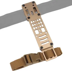 Adjustable Metal Modular Holster Adaptor for QLS Kit,Tactical Pistol Gun Holster Drop Leg Belt Hanging Extension Plate Adapter