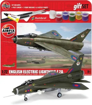 Airfix Starter Gift Set English Electric Lightning F.2A 1:72 Military Aviation Plastic Model Kit A55305A