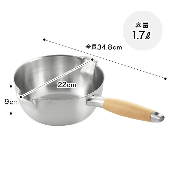 akita Yukihira Saucepan 18cm PD3001