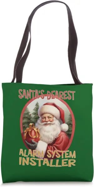 Alarm System Installer Christmas Holiday Love Xmas Tote Bag