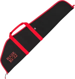 Allen Company Ruger Flagstaff Rifle Case - 40-Inch Soft Gun Bag - Hunting and Shooting Accessories - Black/Red
