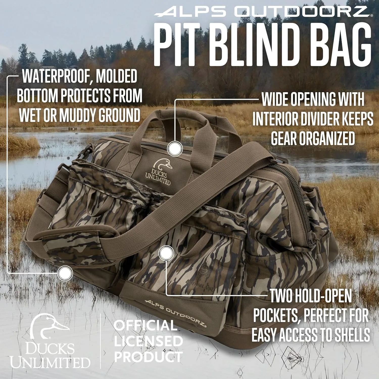 ALPS OutdoorZ Ducks Unlimited Pit Blind Bag