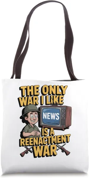 American Civil War Reenactment Apparel for Enthusiasts Tote Bag