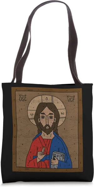 Analog Jesus Acid Synthesizer Studio Gear Producer Synth Tote Bag