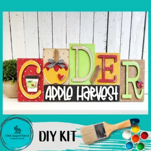 Apple Cider Harvest Collection- Apple Cider Word Block