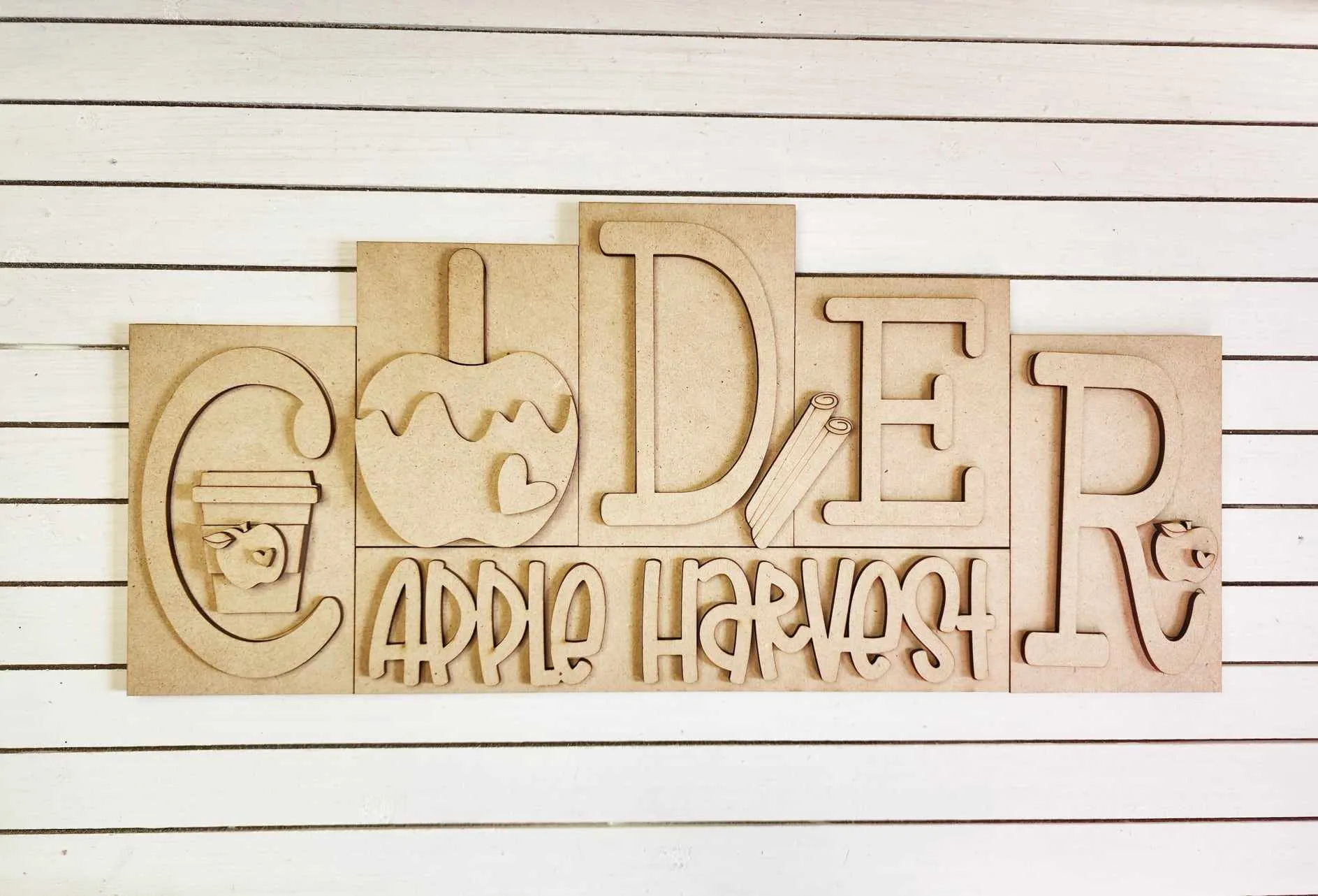 Apple Cider Harvest Collection- Apple Cider Word Block