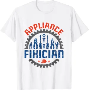 Appliance Repair Repairman Funny Fixer Technician T-Shirt