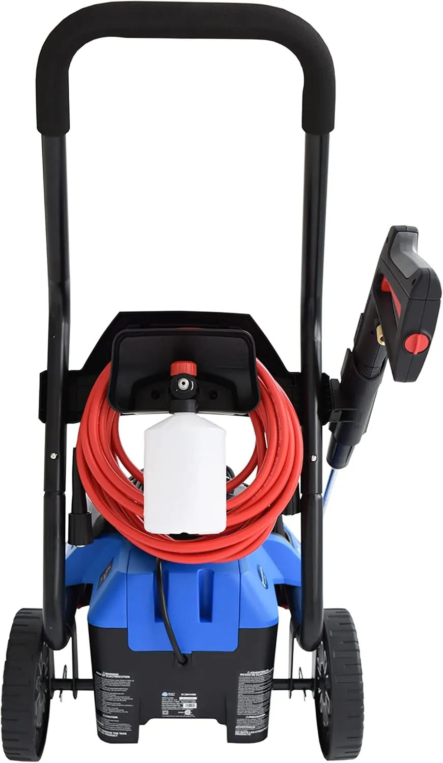 AR Blue Clean BC2N1HSS Electric Pressure Washer-2300 PSI, 1.7 GPM, 13 Amps Quick Connect Accessories, 2 in 1 Detachable Cart, On Board Storage, Portable Pressure Washer, High Pressure, Car, Patio