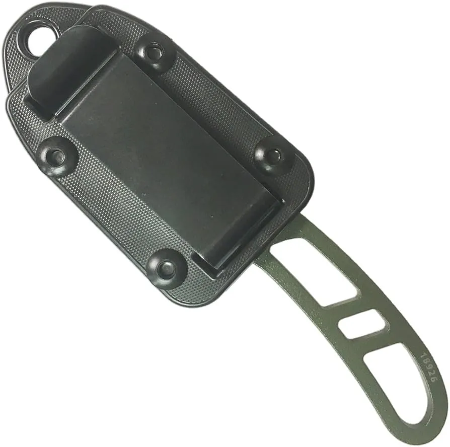 Authentic ESEE CAN-OD-KIT-E Survival Knife, Sheath w/Clip Plate, Survival Kit