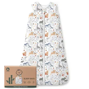 Baby Sleep Sack 18-24 Months Rayon Made From Bamboo 1.0 Tog Soft Wearable Blanket Baby Sleeping Bag for Infant Newborn 2-Way Zipper Toddler Sleep Sacks