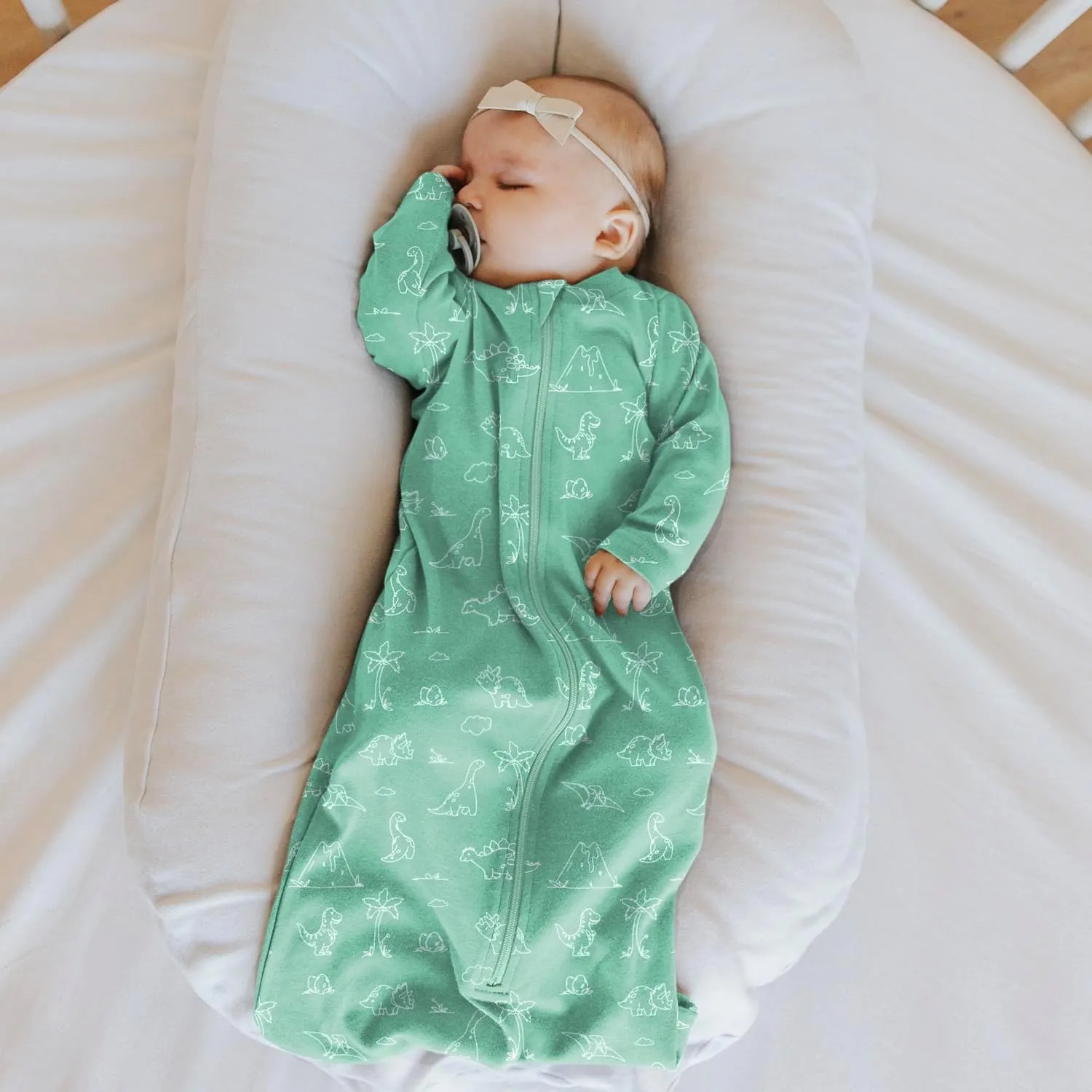 Babysoy Baby & Toddler Long Sleeve Pattern Sleep Sack Wearable Blanket