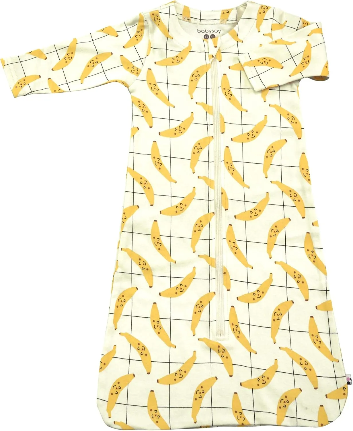 Babysoy Baby & Toddler Long Sleeve Pattern Sleep Sack Wearable Blanket
