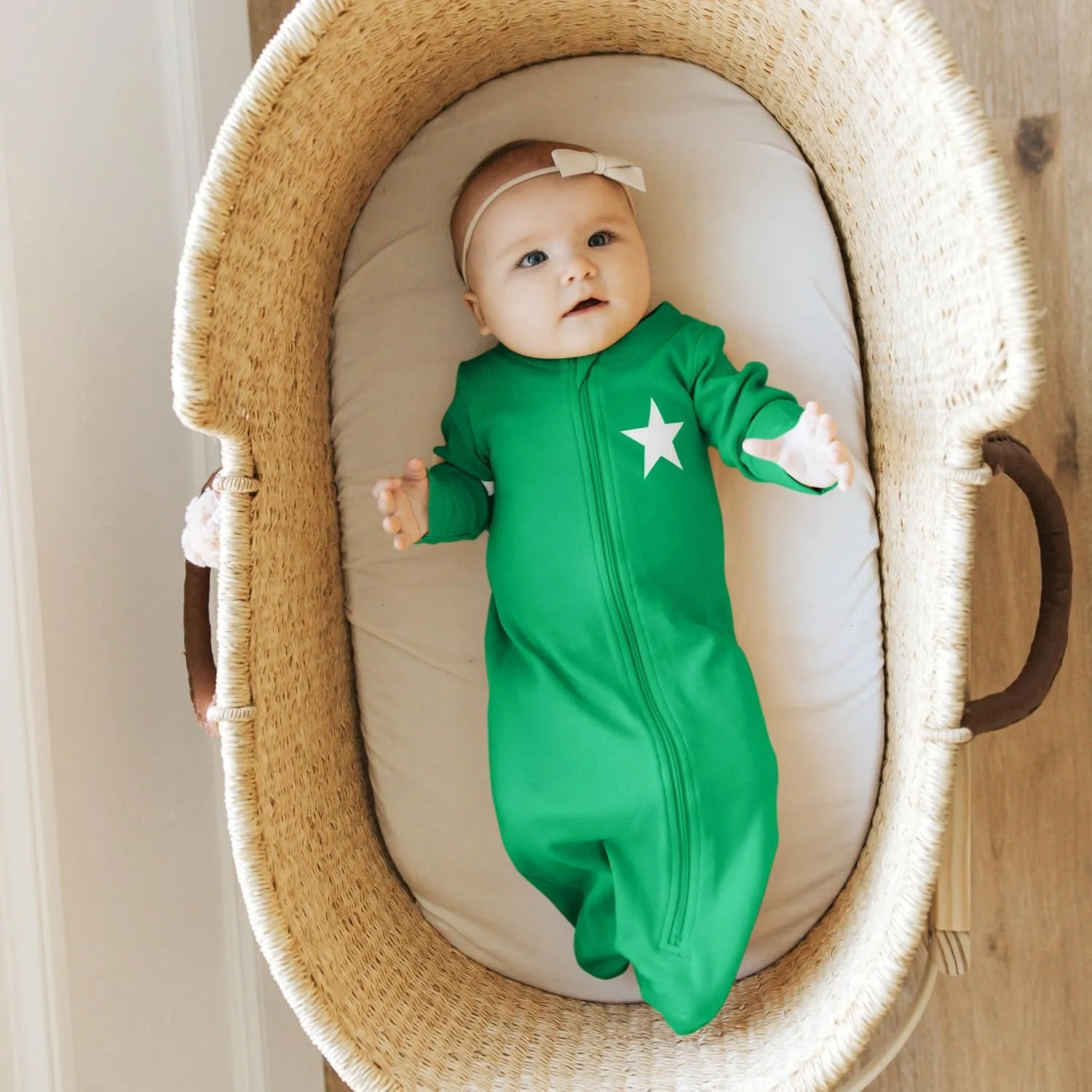 Babysoy Baby & Toddler Long Sleeve Wearable Blanket Sleep Sack - 1.0 TOG Sleeping Bag for Babies