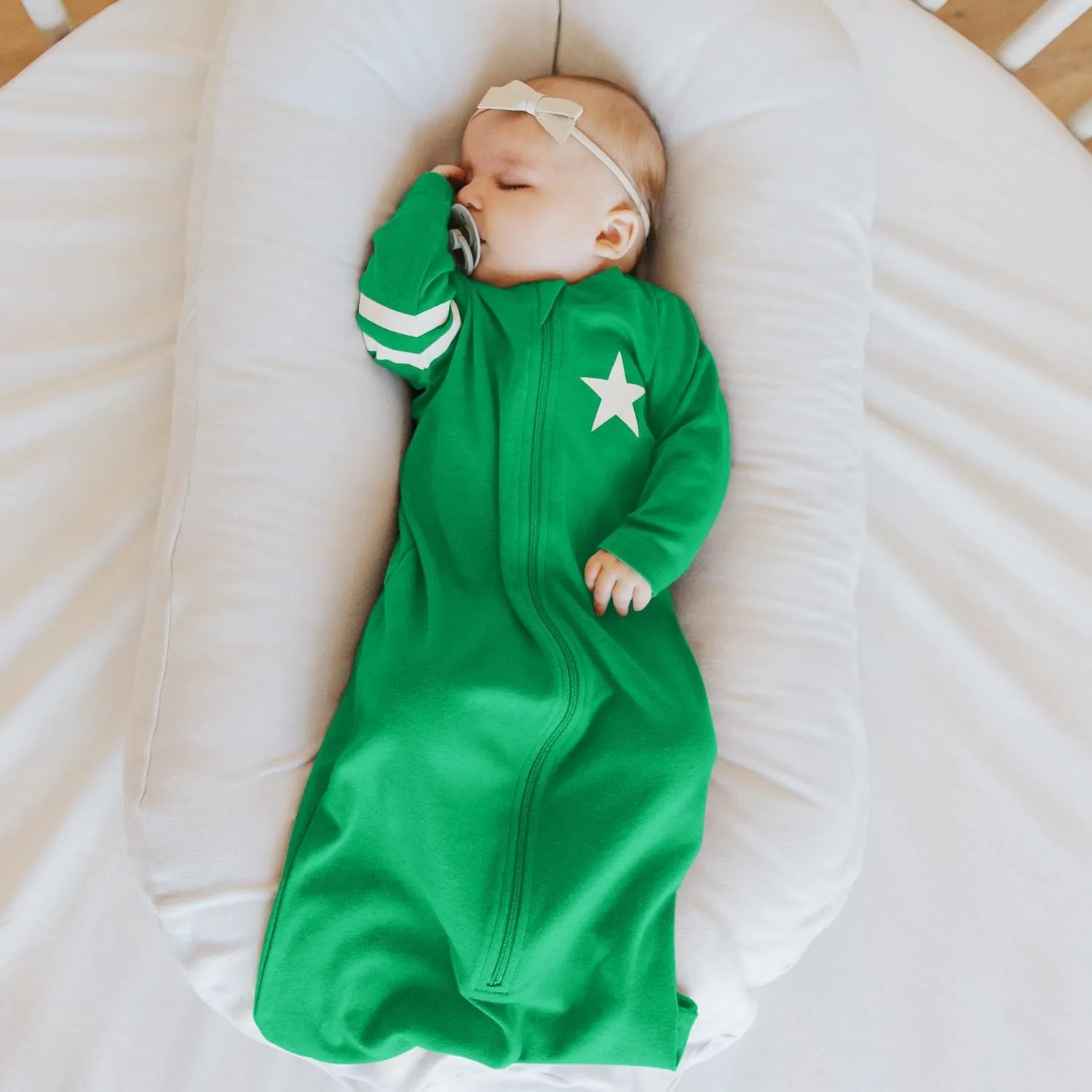 Babysoy Baby & Toddler Long Sleeve Wearable Blanket Sleep Sack - 1.0 TOG Sleeping Bag for Babies