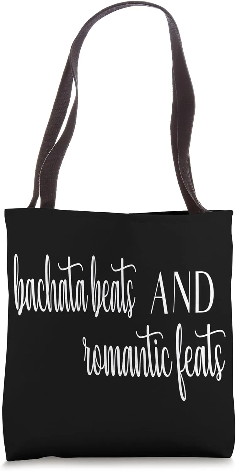 Bachata Beats and Romantic Feats Dominican Republic Music Tote Bag