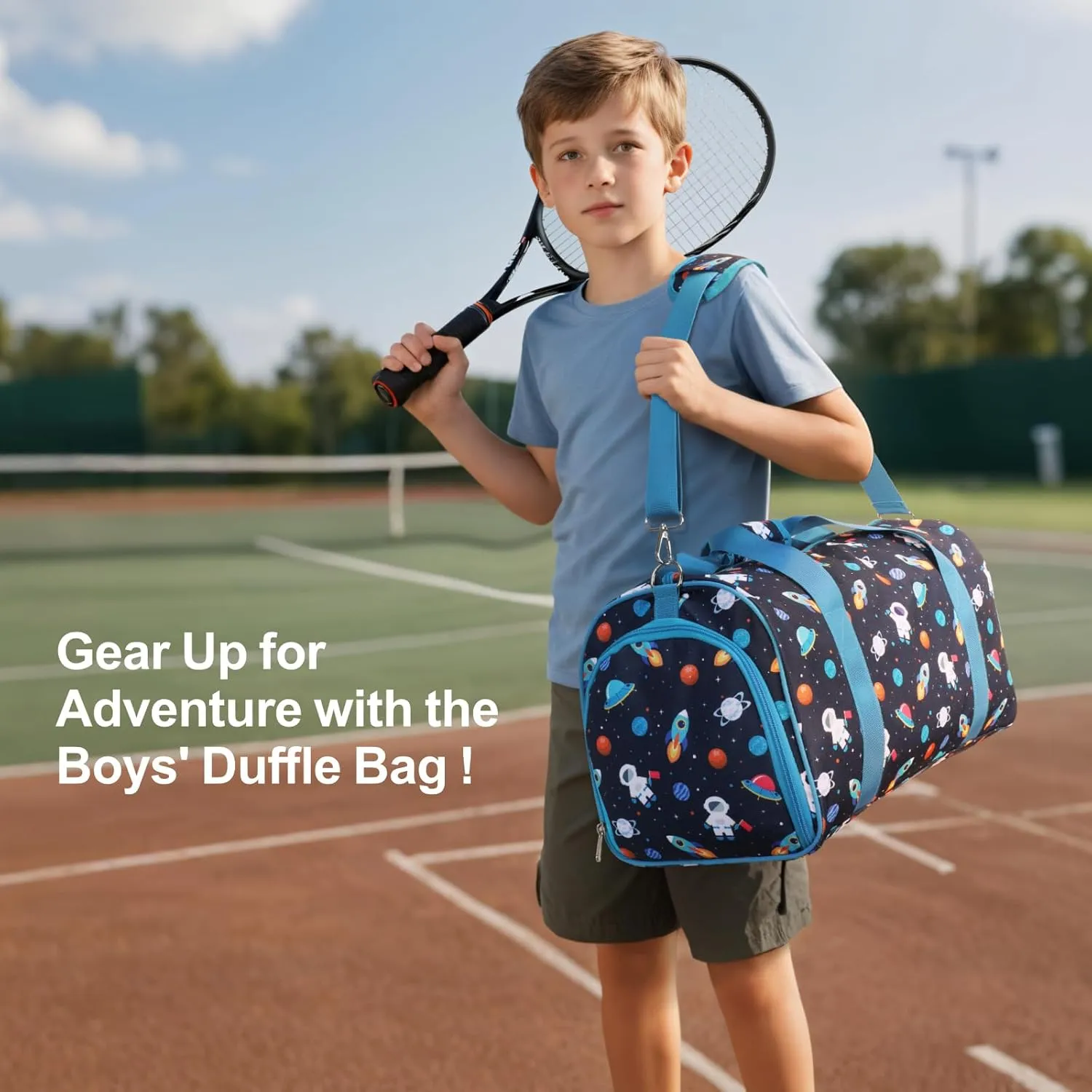 Bagseri Dance Bag for Girls - Ballet Duffle With Shoes Compartment for Kids Above 6yr, Overnight Travel Sleepover Bag With Dry Wet Separation Pockets