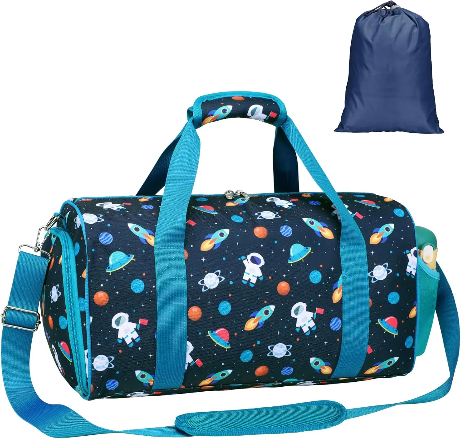 Bagseri Dance Bag for Girls - Ballet Duffle With Shoes Compartment for Kids Above 6yr, Overnight Travel Sleepover Bag With Dry Wet Separation Pockets