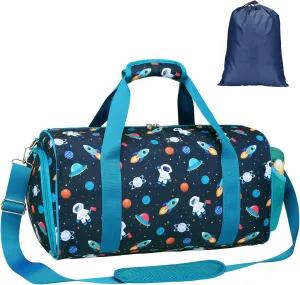 Bagseri Dance Bag for Girls - Ballet Duffle With Shoes Compartment for Kids Above 6yr, Overnight Travel Sleepover Bag With Dry Wet Separation Pockets