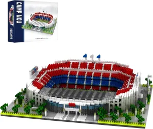 Barcelona Soccer Stadium Building Block Set Soccer Stadium Set Gift for Boys and Girls World Famous Landmark Architecture Mirco Brick Model Kit for Kids and Adults 3000 PCS
