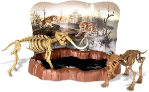 Basic Fun Dr. Steve Hunters Tar Pits Explorer (Saber Tooth Tiger   Mammoth)