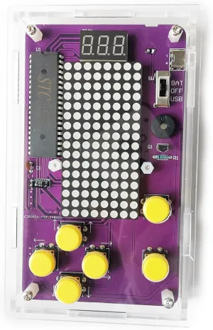 Basic Soldering Kit for Teaching, Soldering Practice Kit with Retro Classic Games, Soldering Projects for STEM Education, Electronic Kits for College High School Students Learning