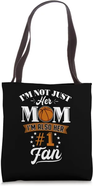 Basketball Moms Life Loud Proud Supportive Sports Fan Gear Tote Bag