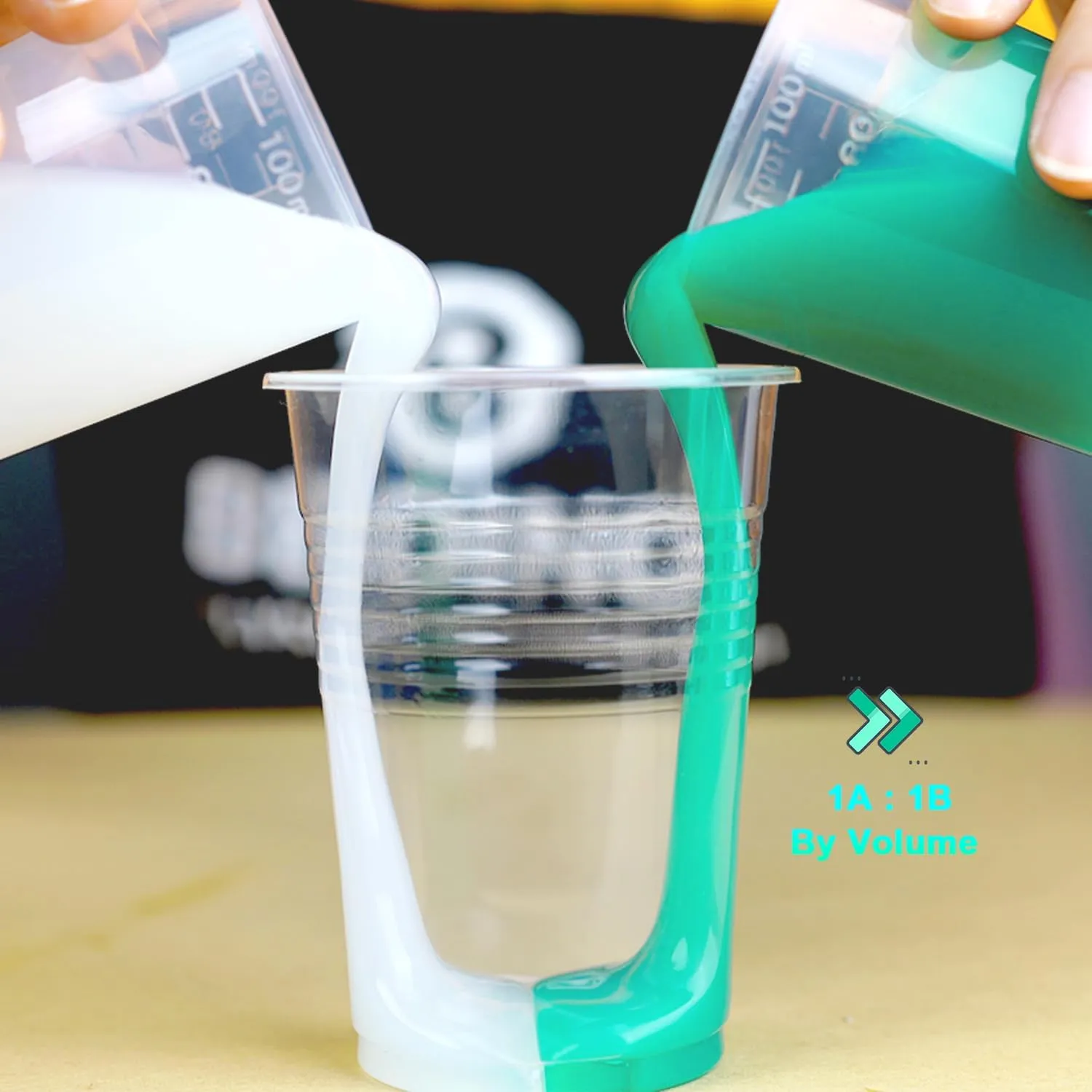 BBDINO Silicone Mold Making Kit, Super Elastic Liquid Silicon for Mold Making, N.W. 21.2 oz, 1:1 by Volume, Jade Green, Ideal for Casting Silicone Molds for Resin/Plaster/Wax/Jewelry etc.