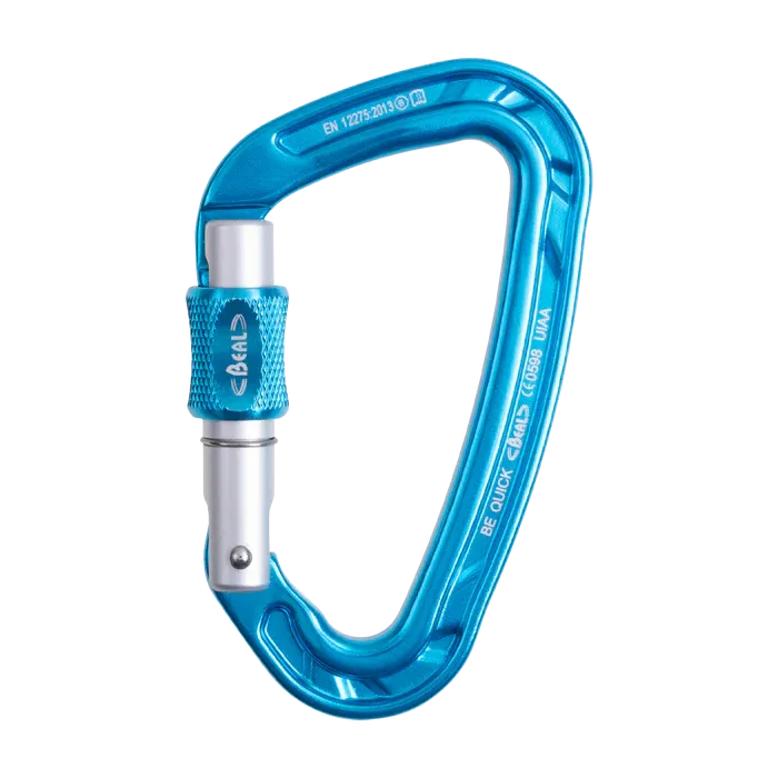 BEAL BE QUICK SCREW CARABINER BLUE